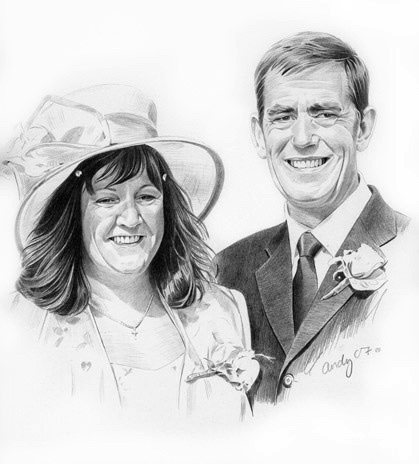 Drawing of Brides Parents